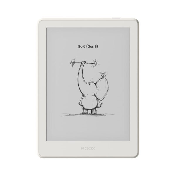 BOOX Go 6 (Gen II) in White, front