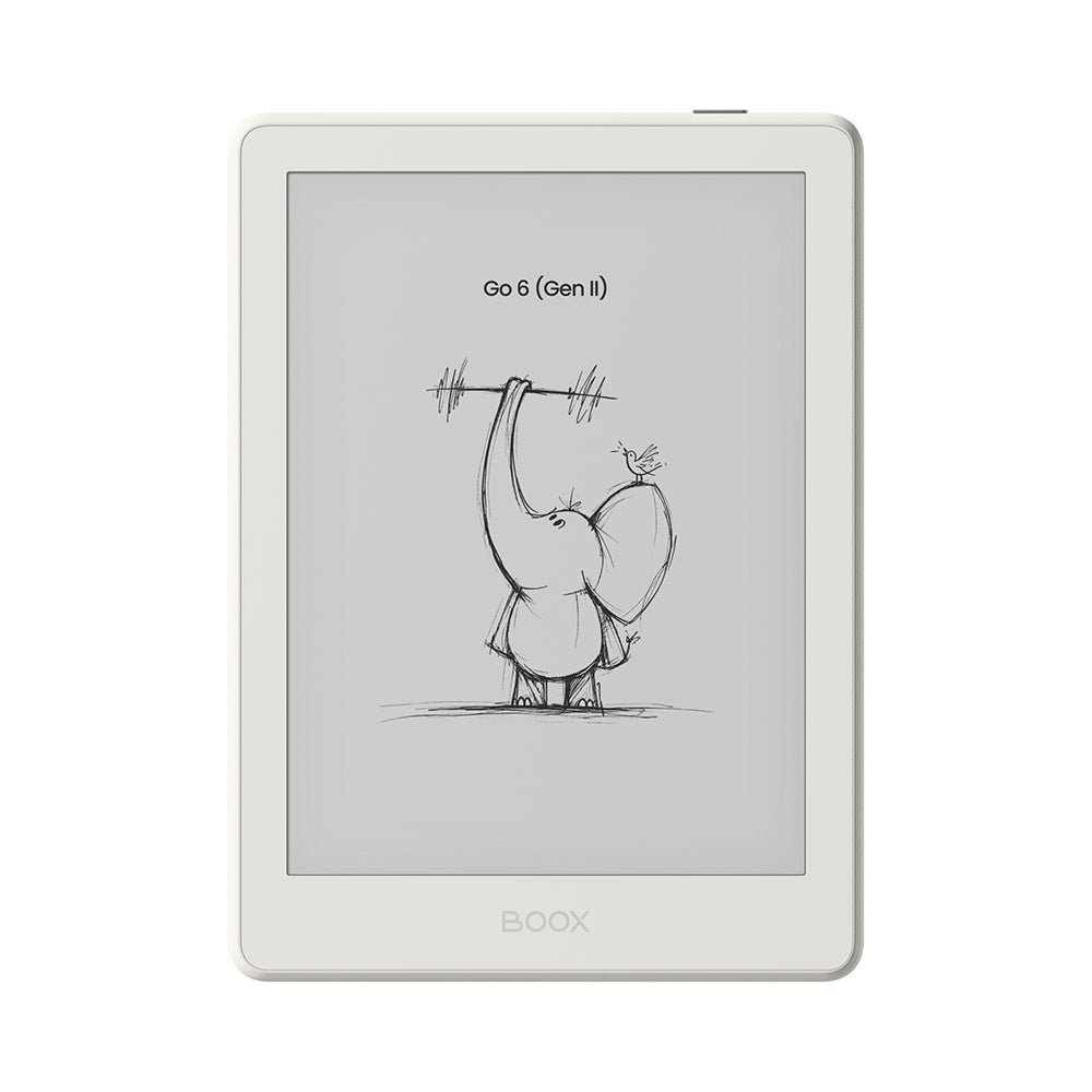 BOOX Go 6 (Gen II) in White, front